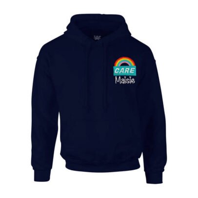 Healthcare Nursing Care & Rainbow Design Pullover Hoodie