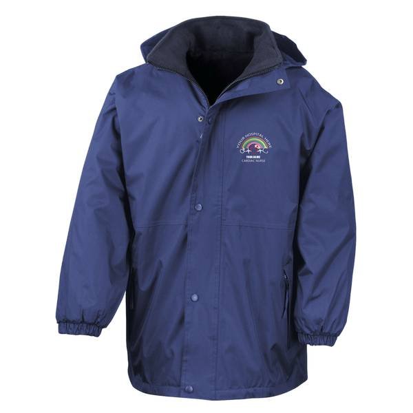 Healthcare Nursing Cardiac Heart Rainbow Design Waterproof Coat - Image 6