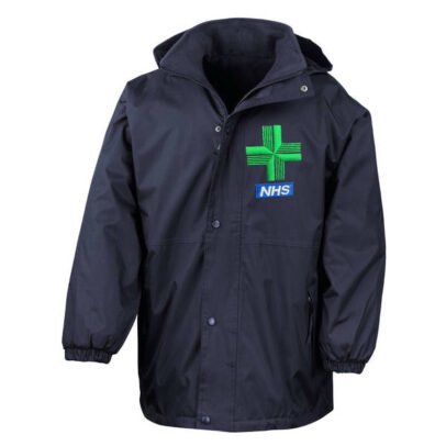 Healthcare Pharmacy Cross Design Waterproof Coat