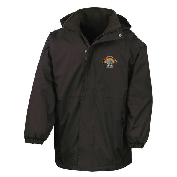 Healthcare Nursing Elephants & Rainbow Design Waterproof Coat - Image 2