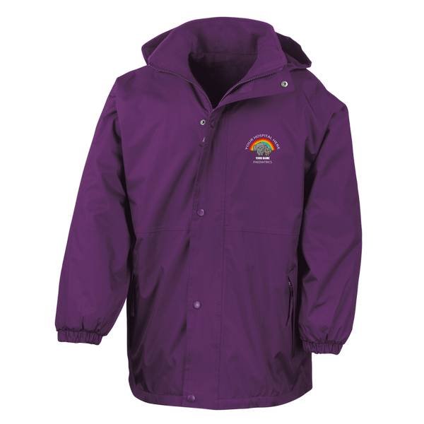 Healthcare Nursing Elephants & Rainbow Design Waterproof Coat - Image 4