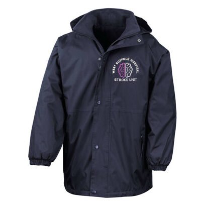 Healthcare Nursing Two Sided Brain Design Waterproof Coat