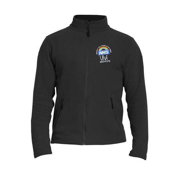 Healthcare Nursing Rainbow Design Fleece Jacket/Coat - Image 2