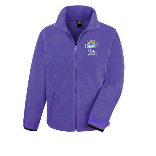 Healthcare Nursing Rainbow Design Fleece Jacket/Coat - Image 6