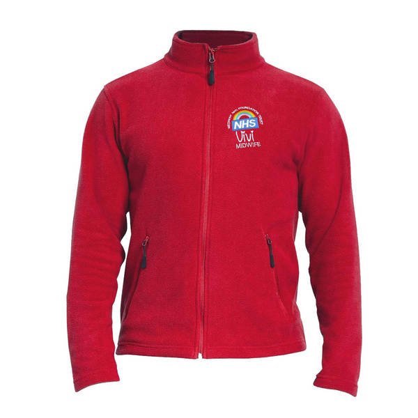 Healthcare Nursing Rainbow Design Fleece Jacket/Coat - Image 7