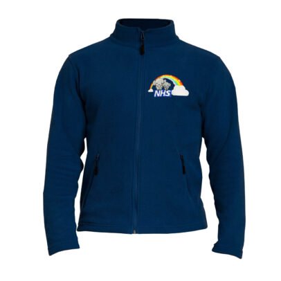 Healthcare Two Elephants Cloud & Rainbow Fleece Jacket/Coat