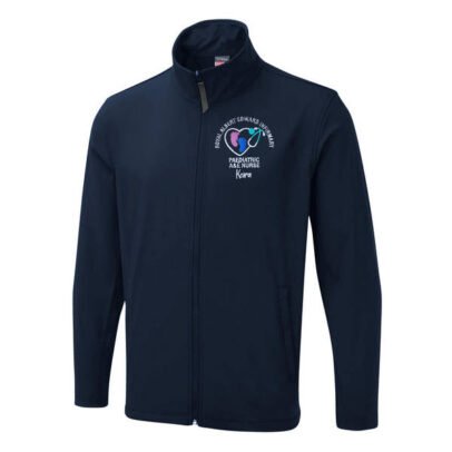 Healthcare Nursing Stethoscope & Baby Feet Design Soft Shell Jacket