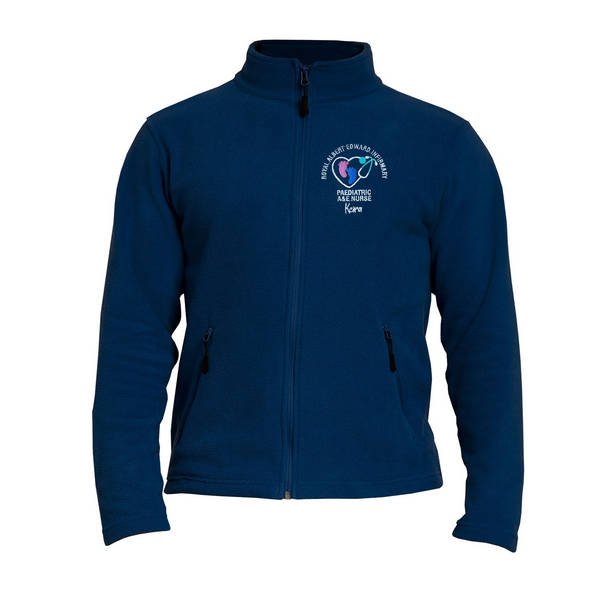 Healthcare Nursing Stethoscope Baby Feet Fleece Jacket/Coat