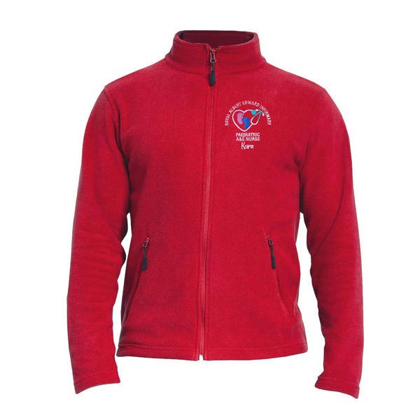 Healthcare Nursing Stethoscope Baby Feet Fleece Jacket/Coat - Image 7