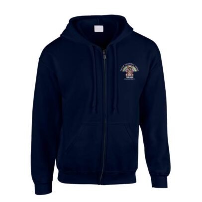 Healthcare Nursing Bear & Rainbow Design Zipped Hoodie