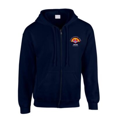Healthcare Nursing Paramedic & Rainbow Design Zipped Hoodie