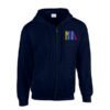 Midland Metropolitan Design Zipped Hoodie