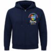 NHS Rainbow Heart Design Zipped Hoodie