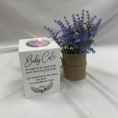 Illuminate Your Memories: The Personalised Memorial Candle Holder