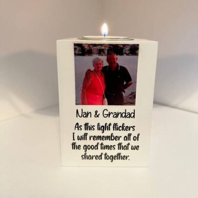 Memory Candle with Tea Light