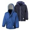 Royal Blue Primary School Waterproof Coat With Embroidered Logo