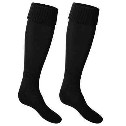 Black School Sports Socks