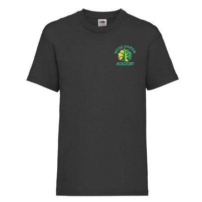 Wood Green Academy School Black Dancing T-Shirt With Logo