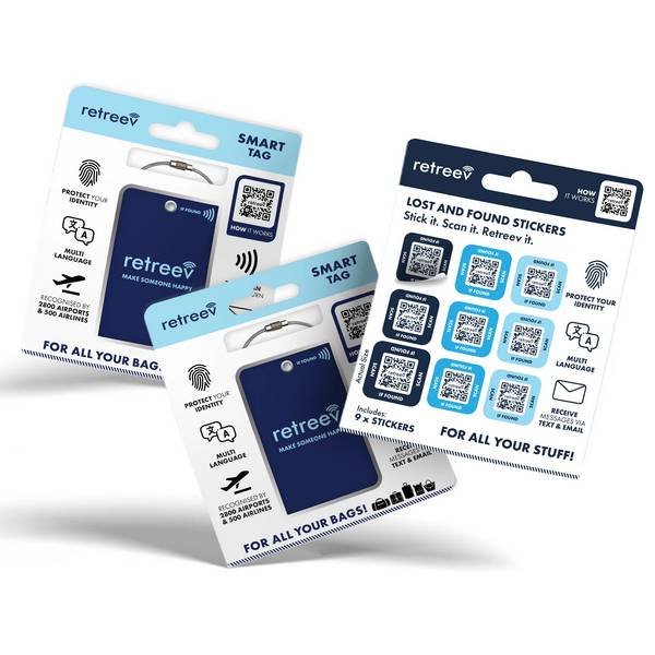 2 x Originals Retreev Smart Tags + 9 x Stickers - Image 4