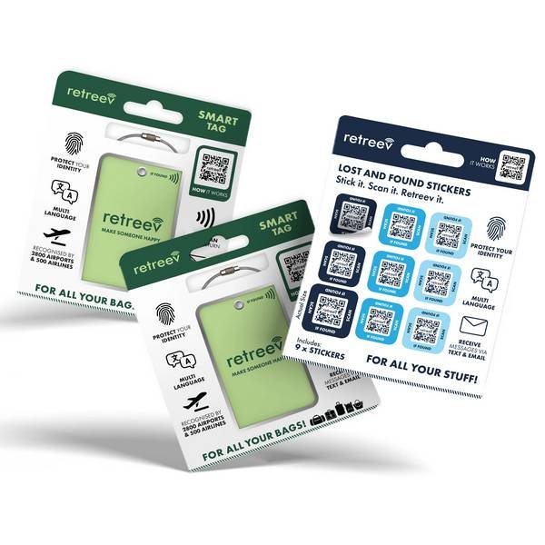 2 x Originals Retreev Smart Tags + 9 x Stickers - Image 5