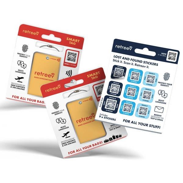 2 x Originals Retreev Smart Tags + 9 x Stickers - Image 7