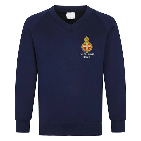 Girls Brigade V Neck Jumper